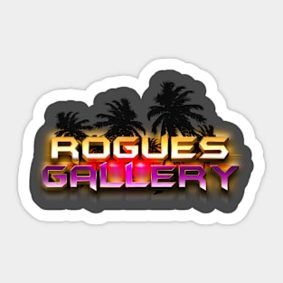 ROGUES GALLERY 80s Text Effects 1 Sticker